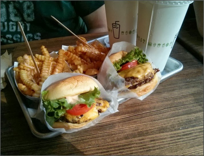 Shake Shack 8th Ave Shake Shack, Burger, Hamburger, Manhattan, 8th Ave, New York, USA