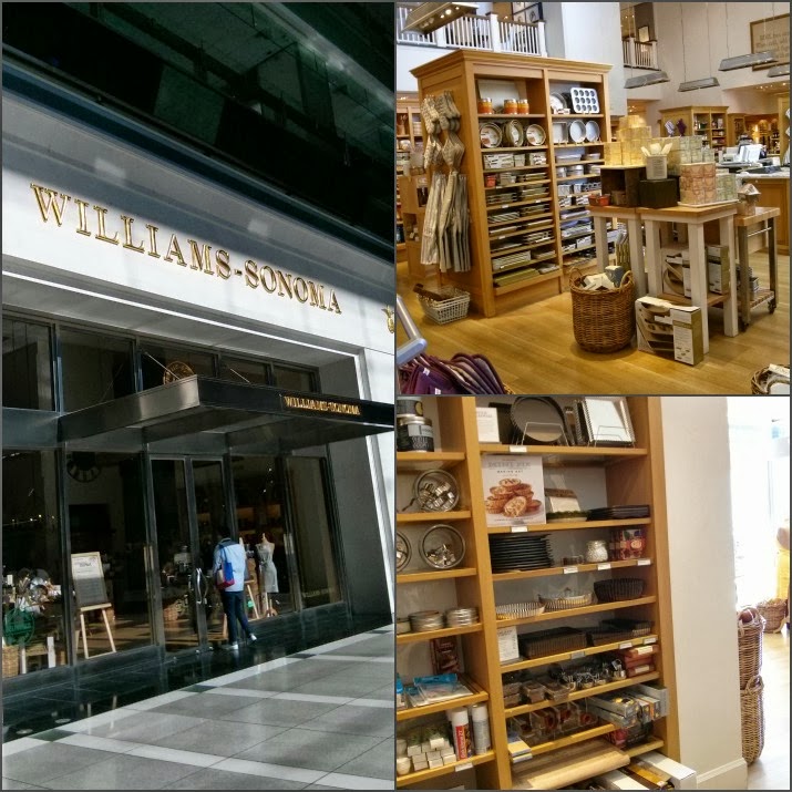 Williams Sonoma, Columbus Circle, Manhattan, New York, Time Warner Building, USA, Haushaltswaren, Regale, Backzubehör