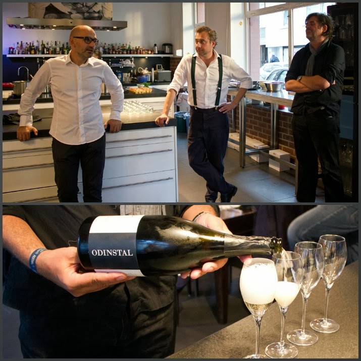 stevan paul, torsten goffin, marco kramer marien-eck köln, sekt