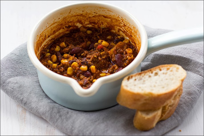 Chili con Carne im Topf