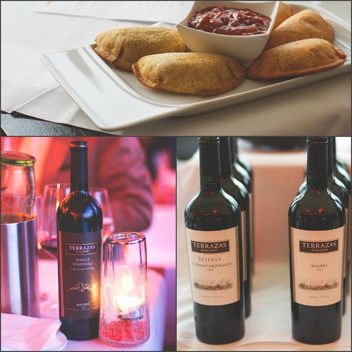 Winetasting Terrazas de Los Andes: Empanadas, Single Vineyard Malbec und Reserva Cabernet Sauvignon