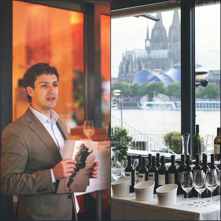 Winetasting Terrazos de los Andes: Kellermeister Gonzalo Carrasco und Terrazas Weine mit Domblick