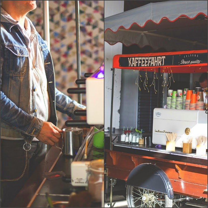 Street Food Festival in Köln bei Jack in the Box im März 2015 köstliche Kaffeespezialitäten von Kaffeefahrt beim Street Food Festival in Köln