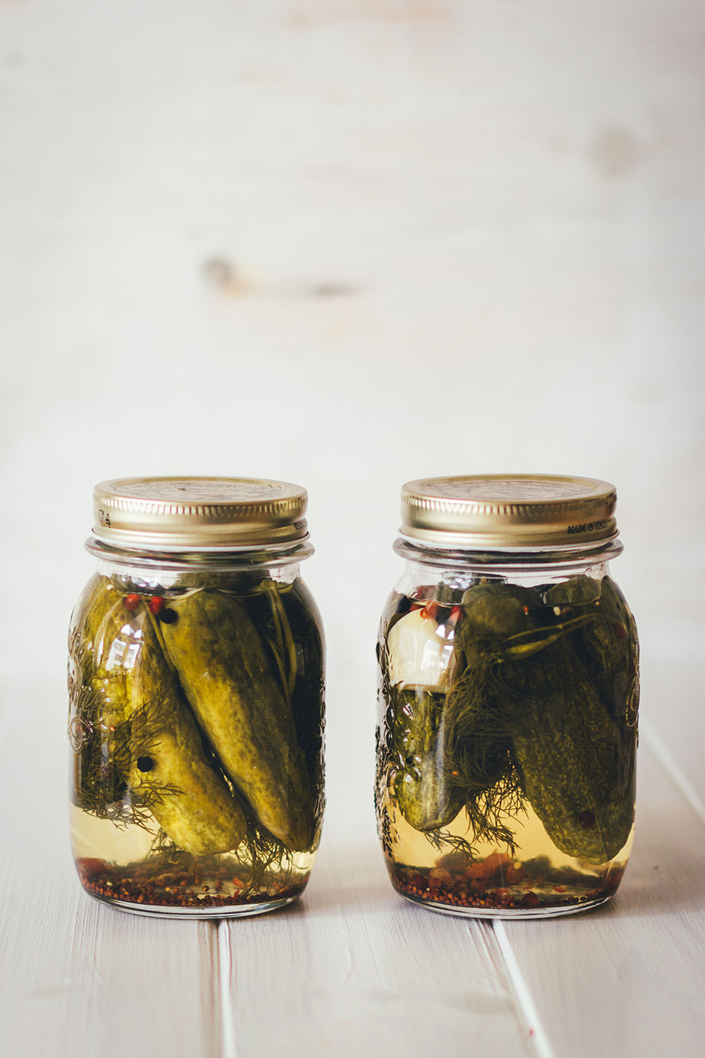 Rezept für eingelegte Gurken | Gewürzgurken und saure Gurken einfach selbst gemacht | Einkochen & Einmachen im Spätsommer | moeyskitchen.com #gurken #gherkins #eingelegtegurken #sauregurken #gewuerzgurken #einkochen #einmachen #einlegen #sommerrezepte #rezepte #foodblogger #homemade #selbstgemacht