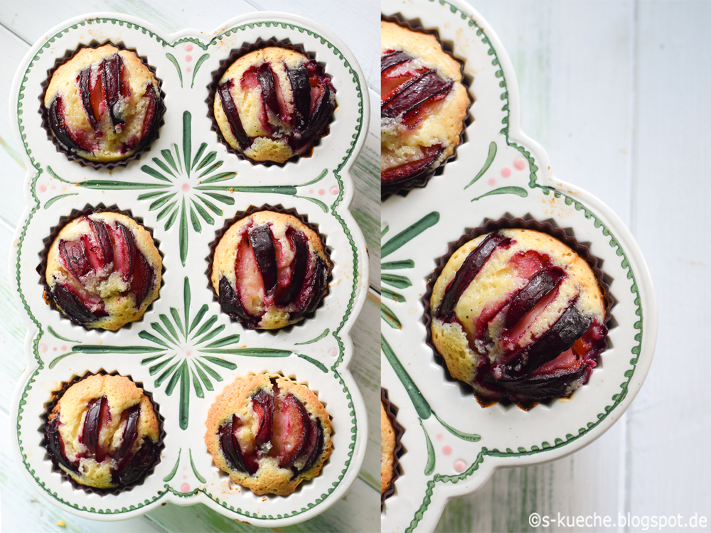 Simone von der S-Küche zu Gast bei moey's kitchen: Rezept für saftige Pflaumen-Friands