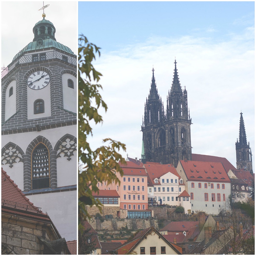 Genussreise durch Sachsen - So schmeckt sächsisch! - so geht sächsisch. Ein kulinarischer Reisebericht über Dresden und Meißen Die Meißener Frauenkirche und der Meißener Dom