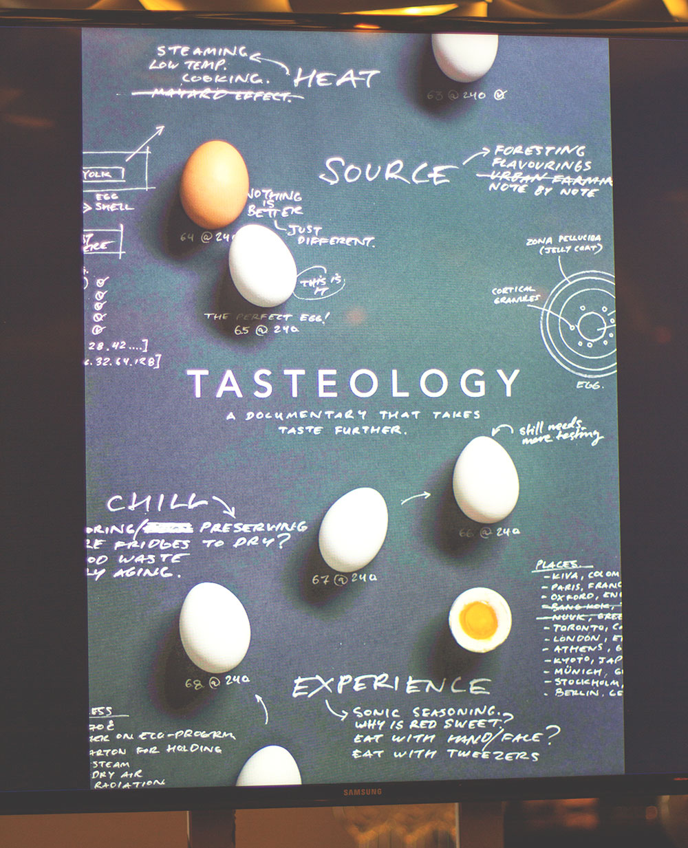 AEG Tasteology Dokumentation Pre-Screening in London AEG Tasteology Dokumentation Pre-Screening in London