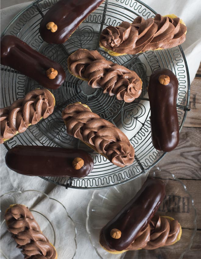 Eclairs mit Nougatfüllung von S-Küche Eclairs mit Nougatfüllung von S-Küche