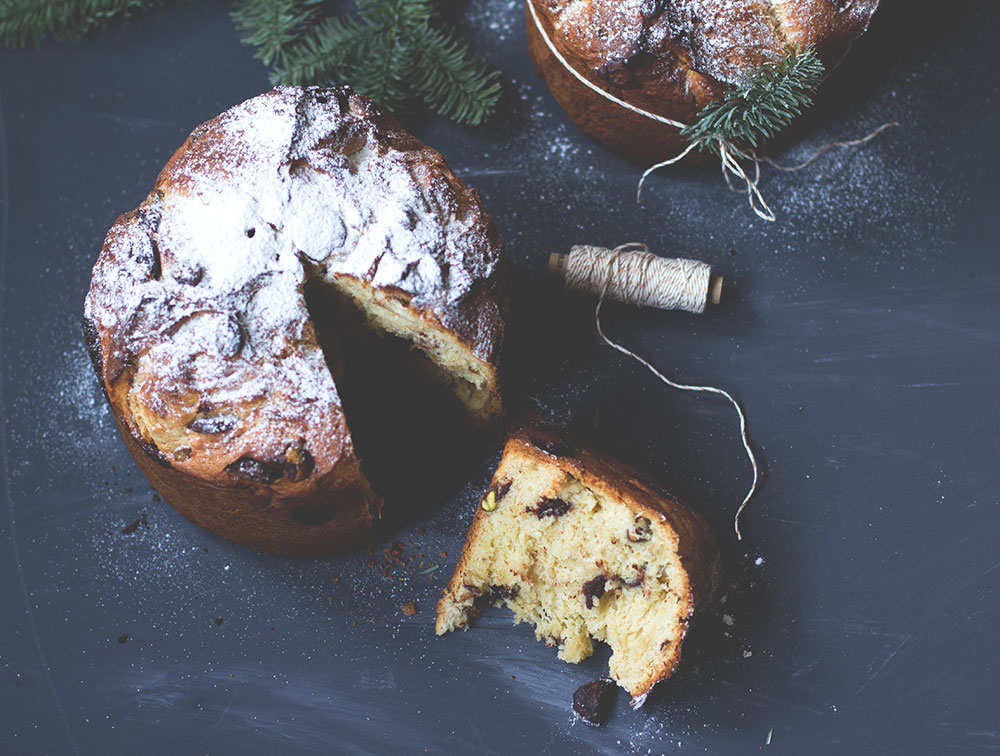 Rezept für Schokoladen-Pistazien-Panettone | moeyskitchen.com