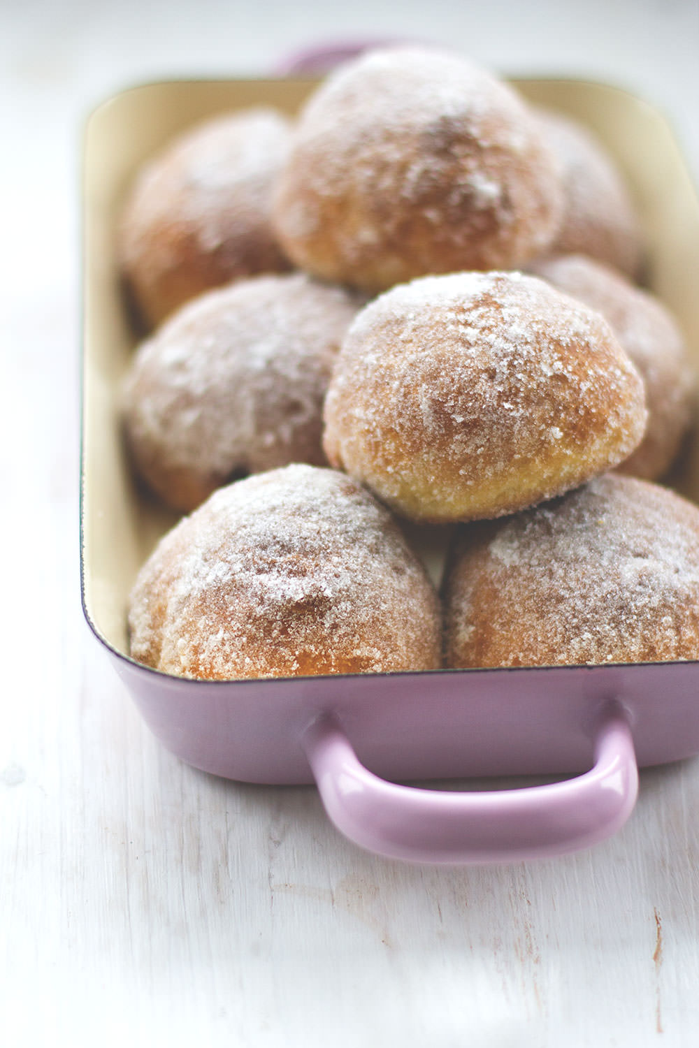Rezept für Ofen-Berliner (Berliner aus dem Ofen) mit Pflaumenmus von moeyskitchen.com