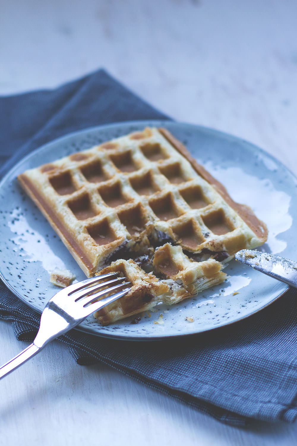 Rezept für die einfachsten Waffeln der Welt mit nur 2 Zutaten