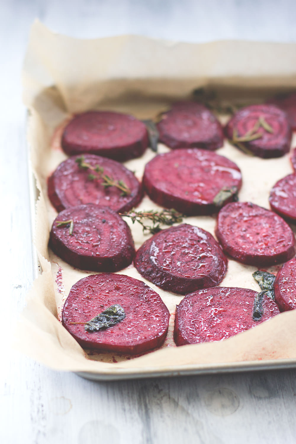 Rezept für schnelle Rote Bete Tarte mit Blätterteig von moeyskitchen.com