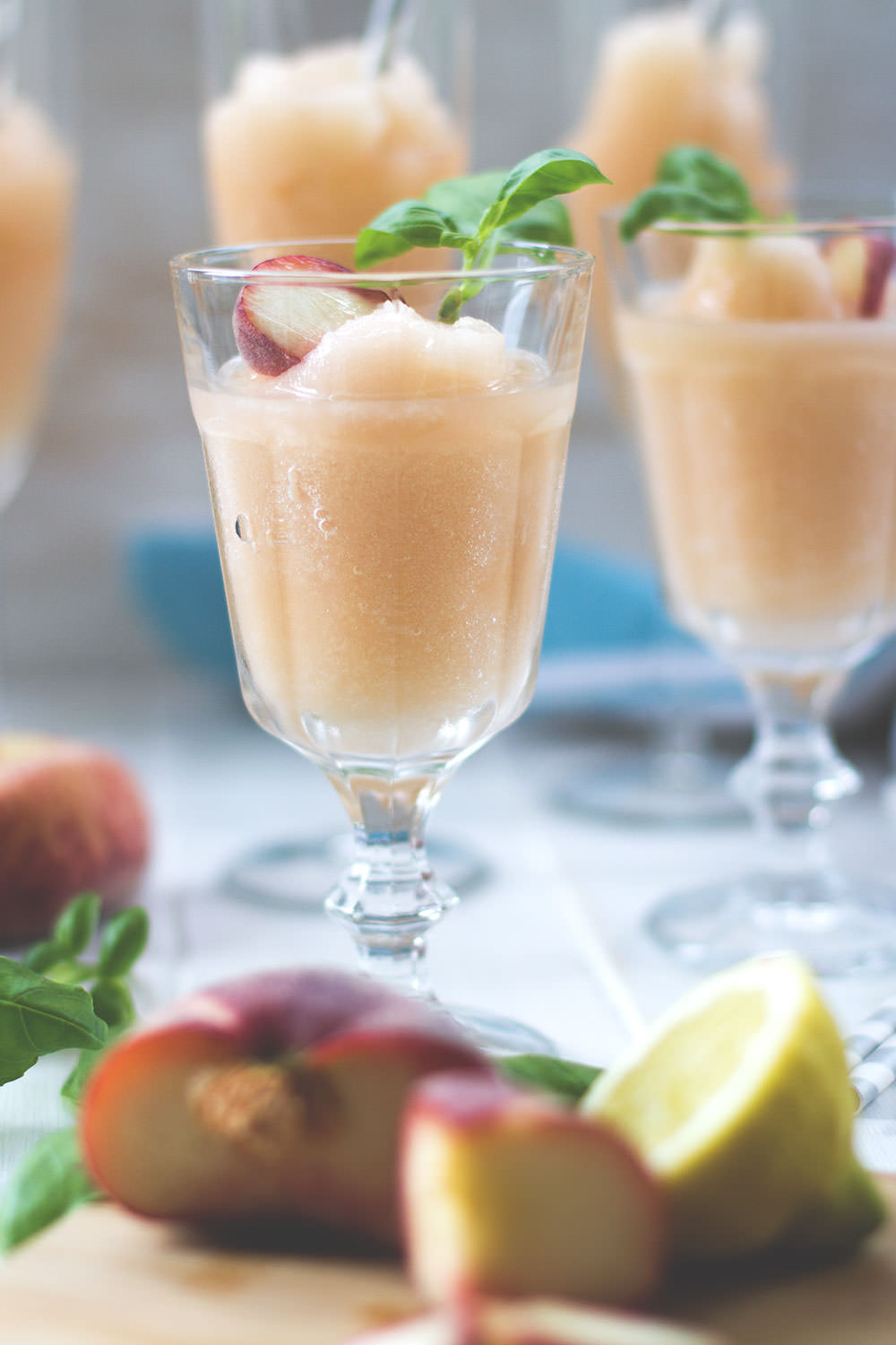 Super Sommerdrink: Rezept für erfrischenden Frozen Bellini oder auch Bellini Frozecco aus dem Thermomix