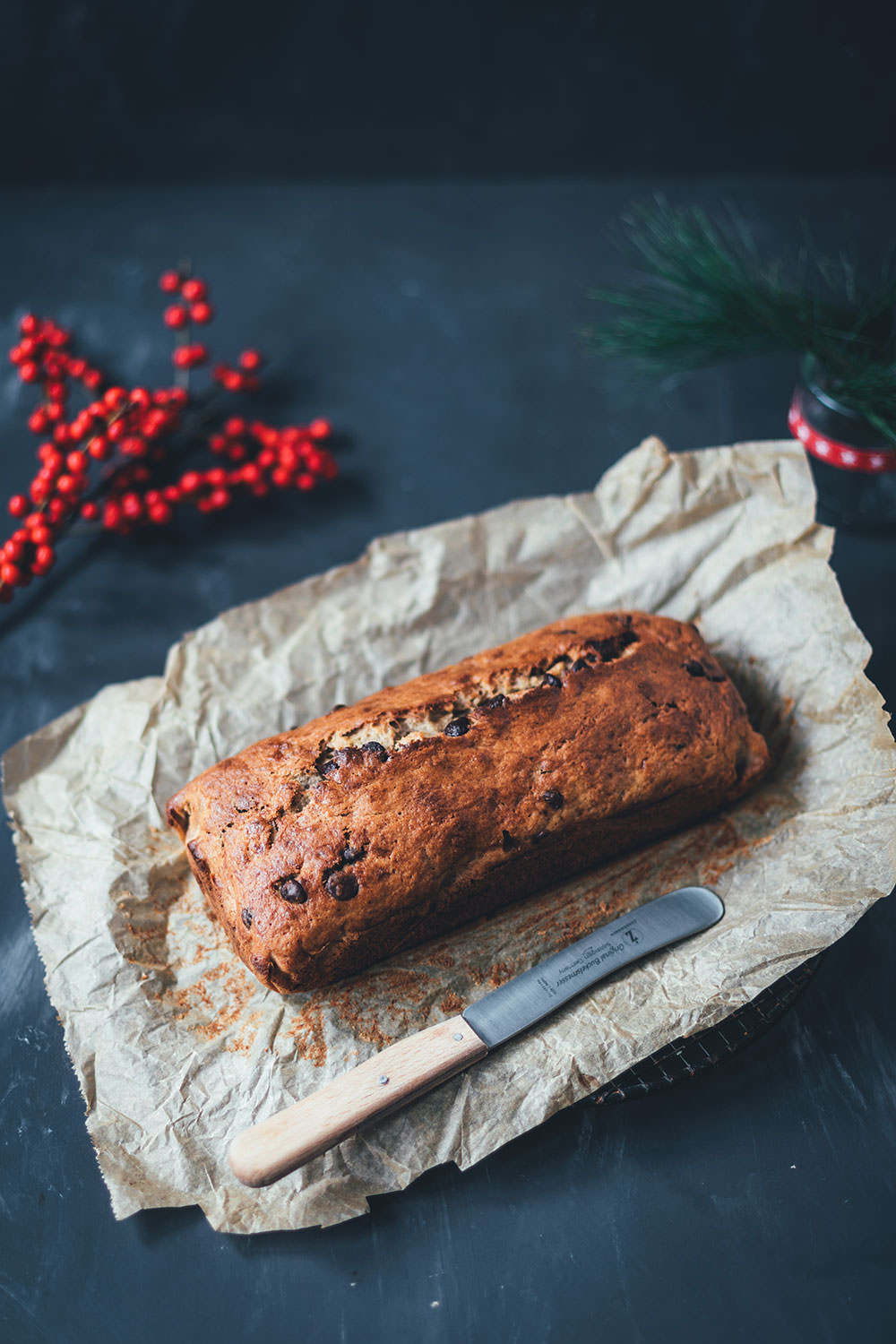 Chocolate Chip Bananenbrot | Rezept für Banana Bread | moeyskitchen.com #bananenbrot #bananabread #chocolatechip #bananen #kuchen #resteverwertung #foodblogger #rezepte