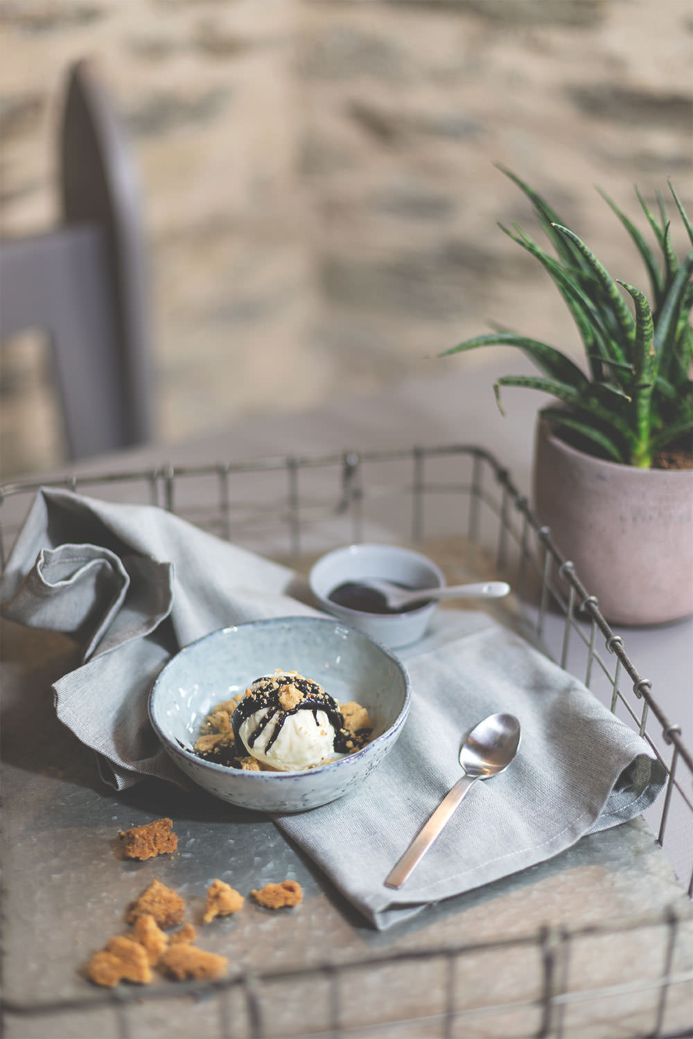 Food.Blog.Church 2018 #10gängefüreinhalleluja - Ricotta-Eis als kaltes Dessert