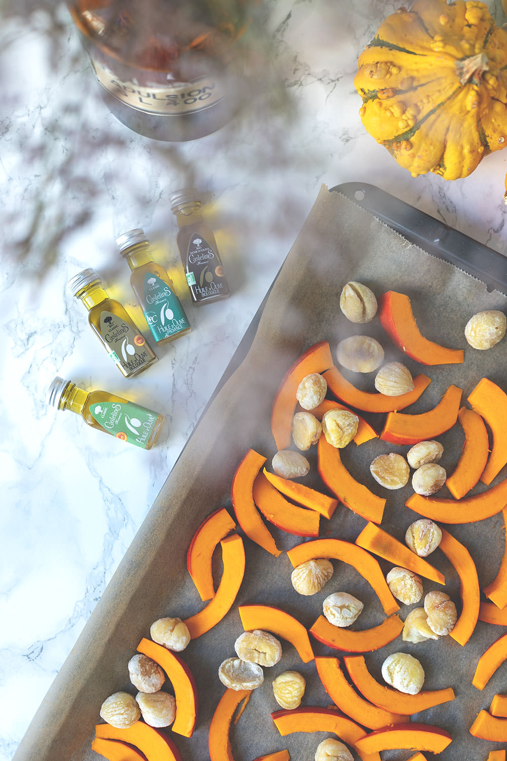 Rezept für Frische Pasta mit Maronen, Kürbis, Salbei und Roquefort #francebonappetit | moeyskitchen.com #frankreich #foodblog #rezept #kürbis #maronen #roquefort #vegetarisch #pasta