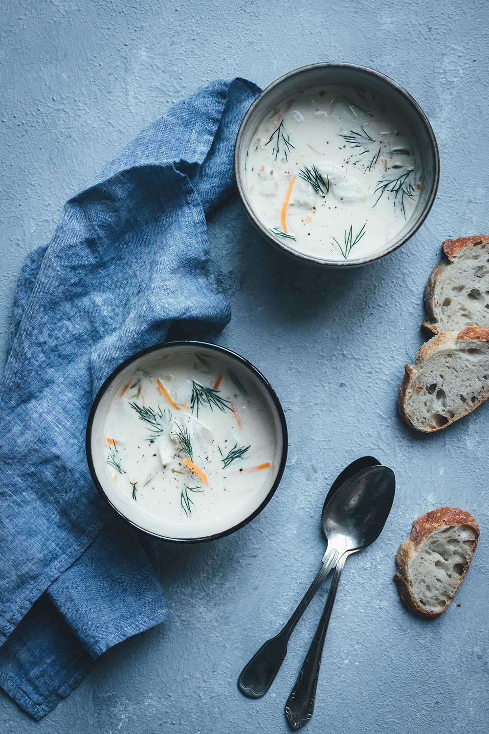 Werbung: Rezept für norwegische Fischsuppe mit Skrei | Fiskesuppe / Torskesuppe | mit Gemüse, Sahne und Crème fraîche | moeyskitchen.com #skrei #fischsuppe #seafoodfromnorway #norwegen #visitnorway #lofoten
