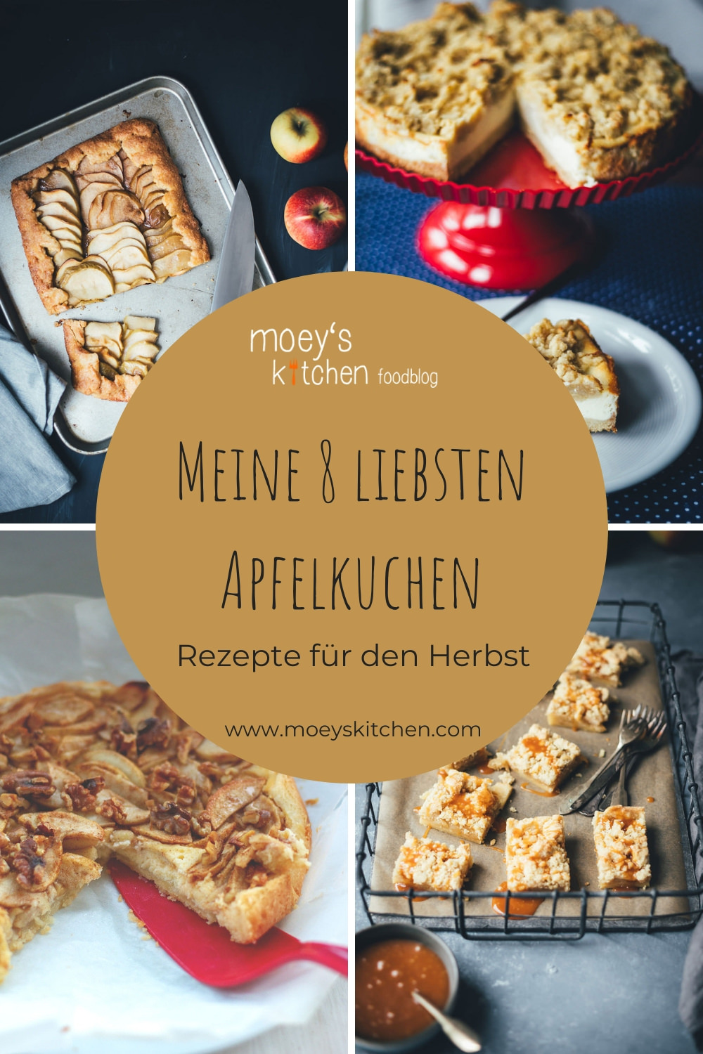 Meine 8 liebsten Apfelkuchen - Rezepte für den Herbst | Rezeptsammlung meiner Lieblingsrezepte für das Backen mit Äpfeln | moeyskitchen.com #rezeptsammlung #apfelkuchen #kuchen #kuchenrezepte #foodblogger #rezepte