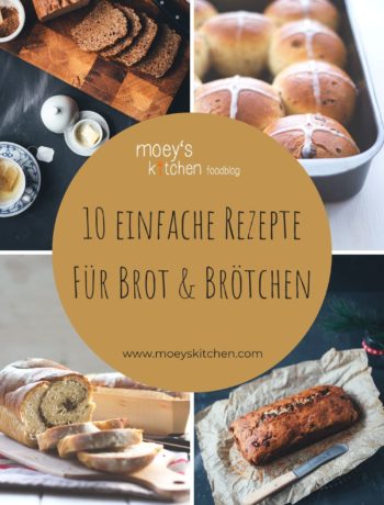 10 einfache Rezepte für Brot und Brötchen | Soda-Bread über Weißbrot, Bananenbrot und Kartoffelbrötchen bis hin zu Life Changing Bread und Schokobrötchen | moeyskitchen.com #rezepte #foodblogger #brot #brötchen #backen #brotbacken #sodabread #weissbrot #bananenbrot #honigkuchen
