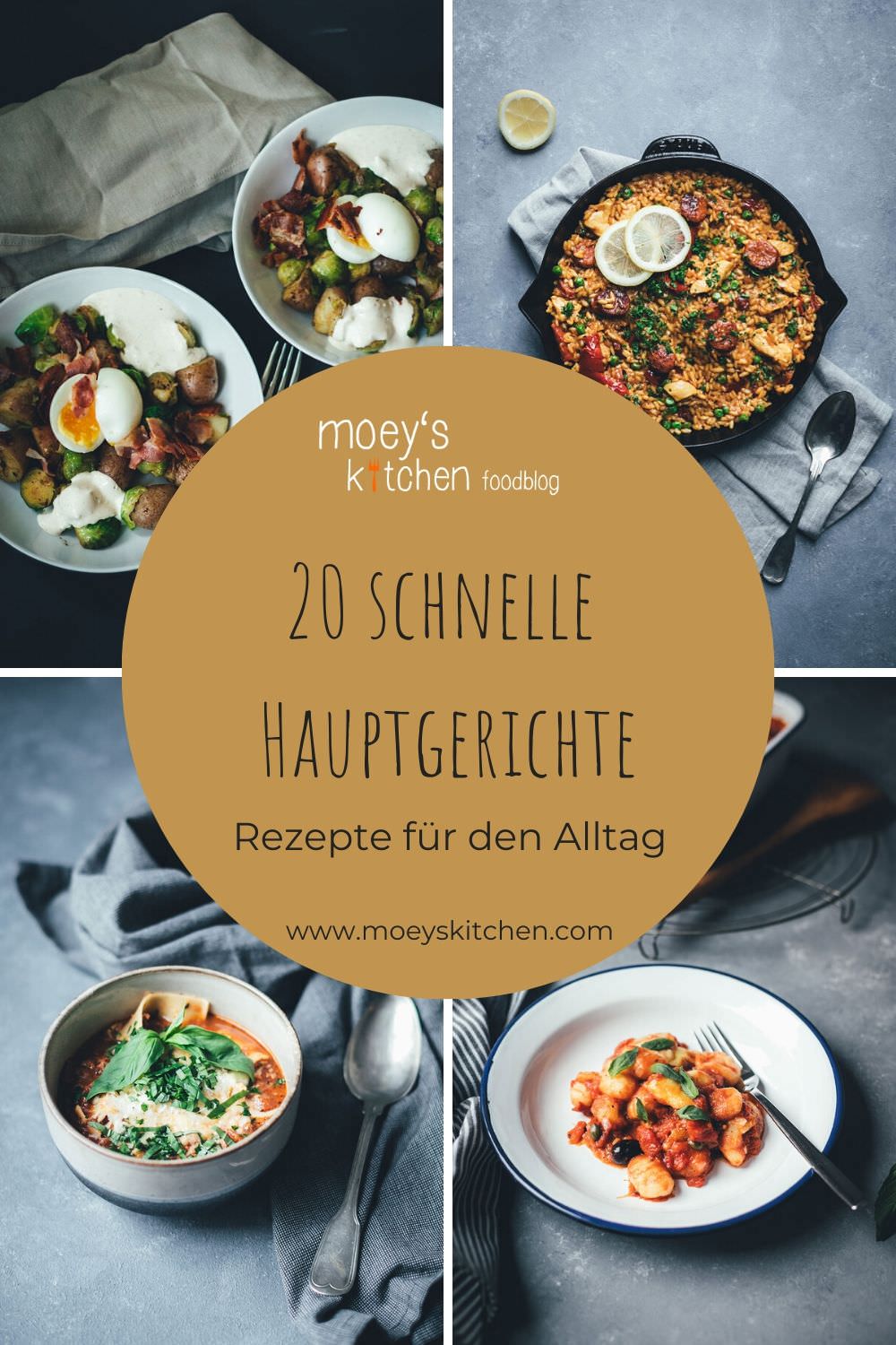 20 schnelle Hauptgerichte für den Alltag