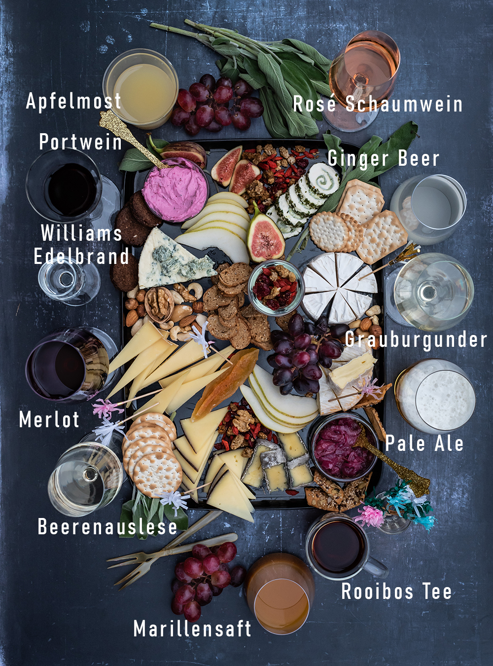 S-Küche: STIMMIGE KÄSEPLATTE UND DIE PASSENDEN GETRÄNKE MIT KÄSE AUS ÖSTERREICH – MOST, PALE ALE ODER PRICKELNDES?