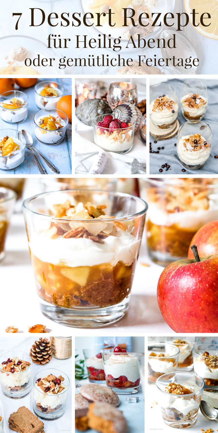 7 Dessert Rezepte für Heiligabend und Weihnachten von was eigenes