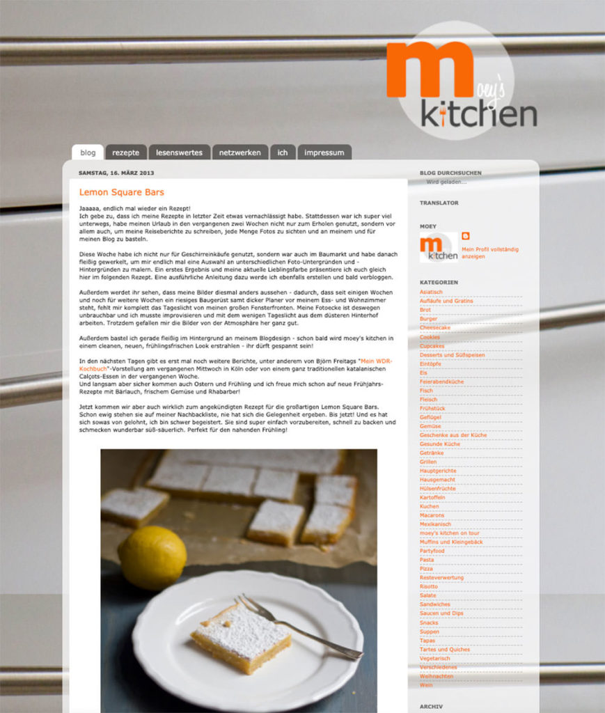 Zeitreise durch moey’s kitchen foodblog von 2011 bis 2021 – Screenshots aus verschiedenen Monaten und Jahren und wie sich hier in 10 Jahren alles entwickelt hat | moeyskitchen.com