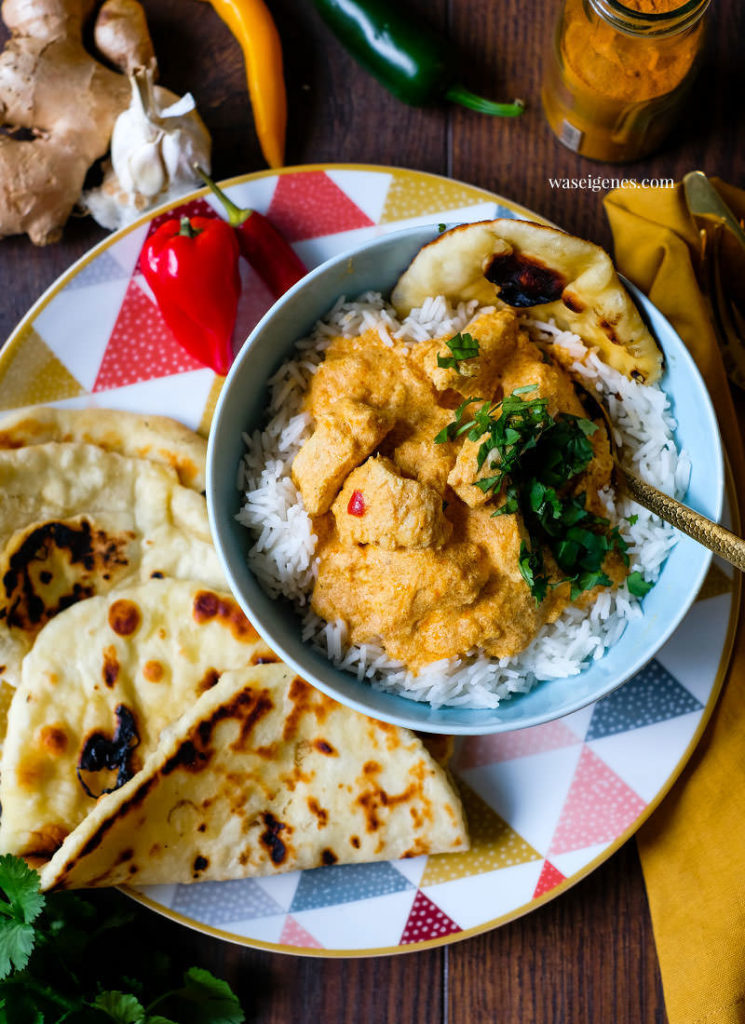 Bei Bine von was eigenes gibt es ein indisches Butter Chicken aus dem Thermomix.