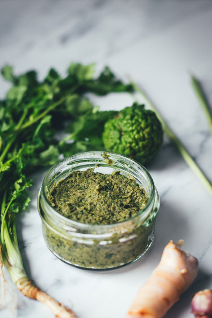 Rezept für grüne Currypaste für Thai-Curry | Grundrezept für den Thermomix | moeyskitchen.com