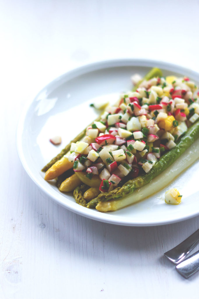 Zweierlei Spargel aus dem Ofen | Spargel im Bratschlauch | moeyskitchen.com