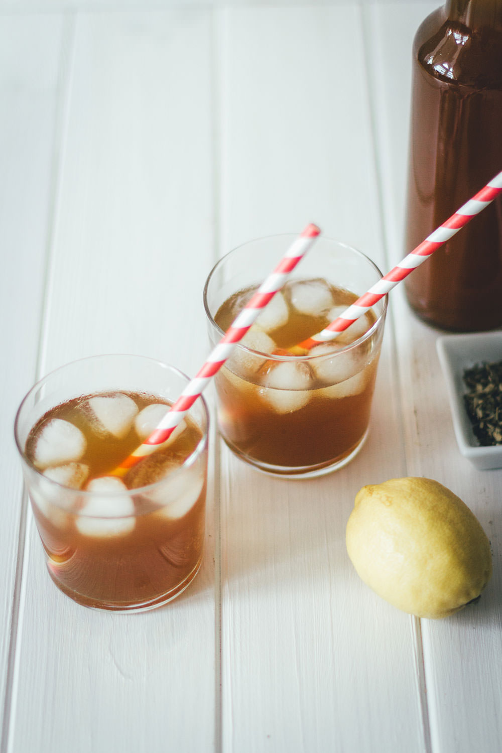 Rezept für Mate Eistee – selbst gemachte Limo mit Bio-Mate und Vollrohrzucker | moeyskitchen.com