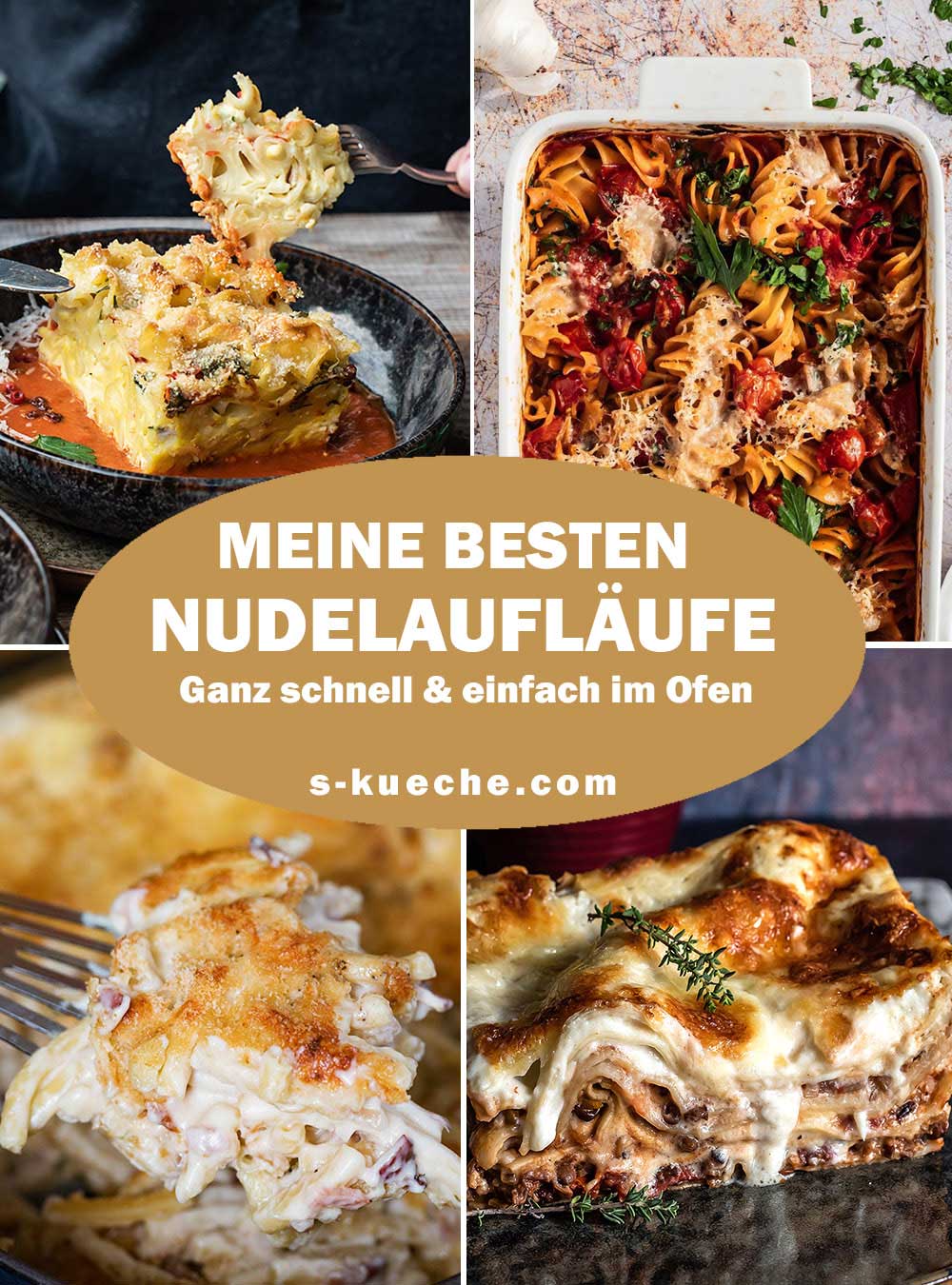 Nudelauflauf-Rezeptsammlung von S-Küche