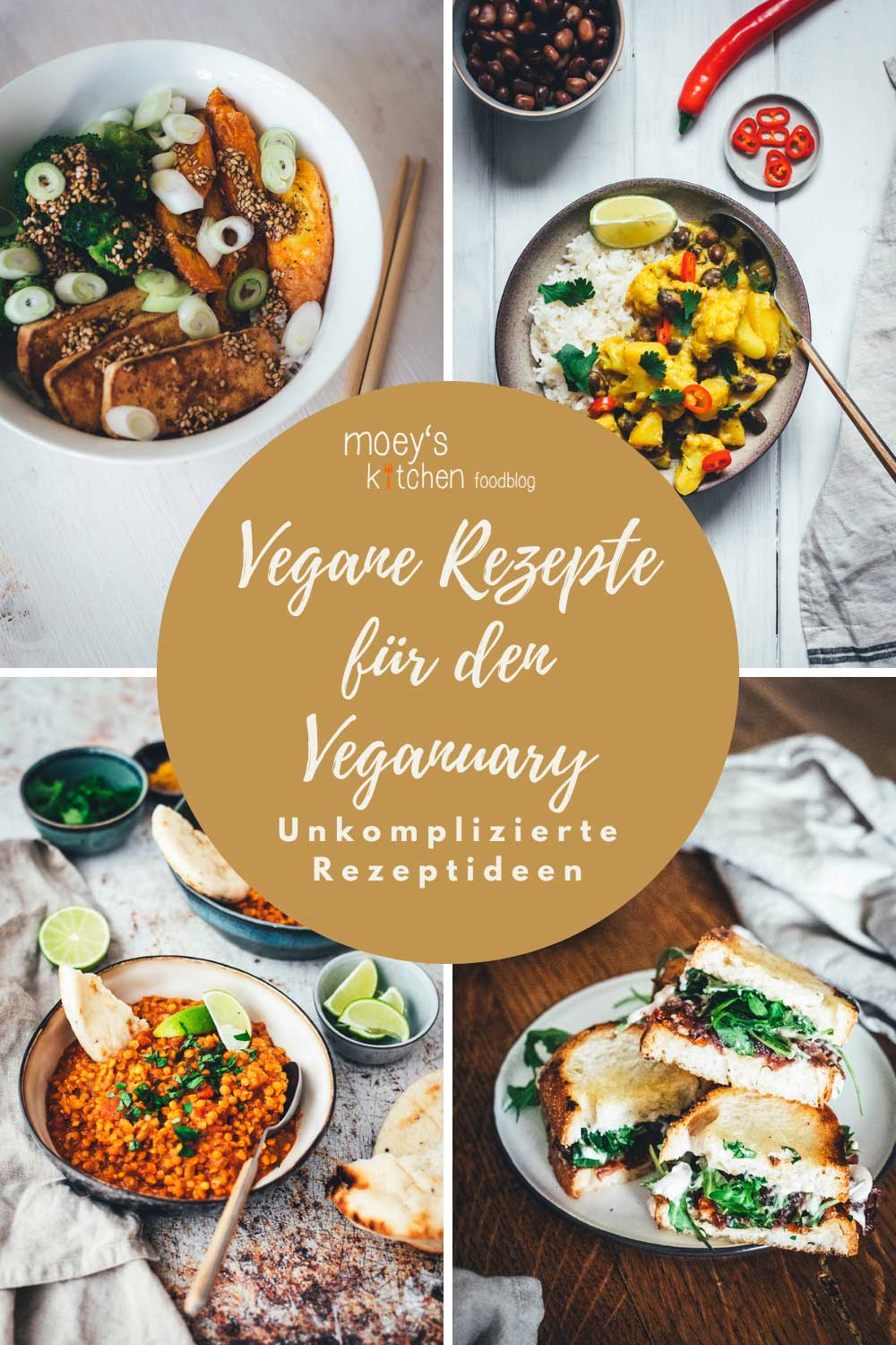 Pünktlich zum Jahresanfang entscheiden sich immer mehr Menschen dafür im ersten Monat des Jahres vegan zu leben. Gerade nach den Festgelagen zu Weihnachten, nach Braten, Gans, Fondue und Raclette ist es ein passender Vorsatz im neuen Jahr auf all das zu verzichten. Aus "vegan" und "January" wird einfach der Veganuary. Die Kampagne wurde vor 10 Jahren erstmals gestartet und soll vor allem den Einstieg in eine pflanzenbasierte Ernährungsweise erleichtern. Und natürlich findet ihr bei mir auch einige leckere vegane Rezeptideen ohne tierische Produkte. Hier in dieser Rezeptsammlung habe ich sie euch zusammengestellt | moeyskitchen.com