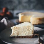 Rezept für den besten New York Cheesecake – cremig, klassisch, ohne Risse. Der Trick: perfekt gedämpft im Thermomix oder Dampfgarer! | moeyskitchen.com