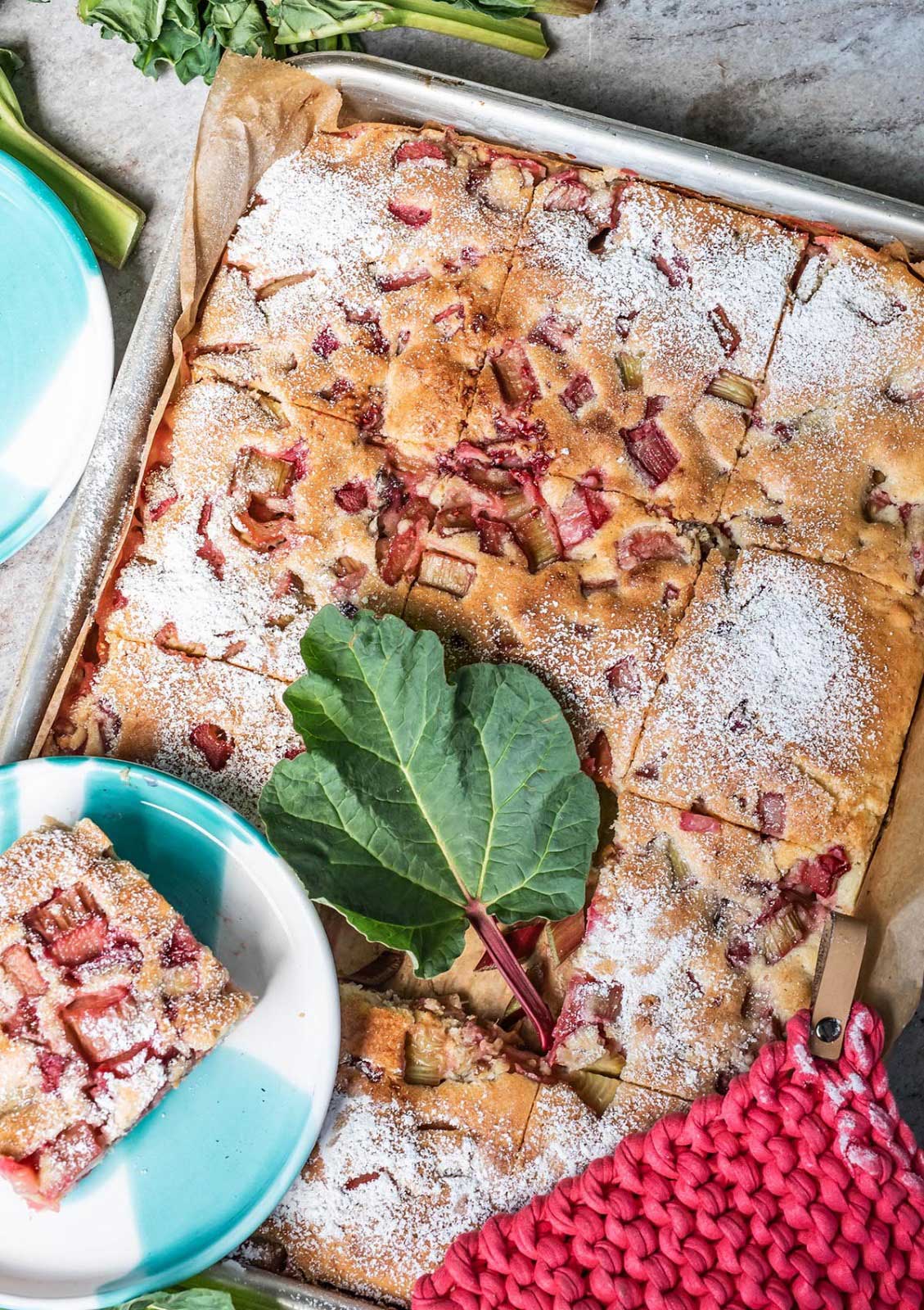 Rhabarberkuchen vom Blech von S-Küche