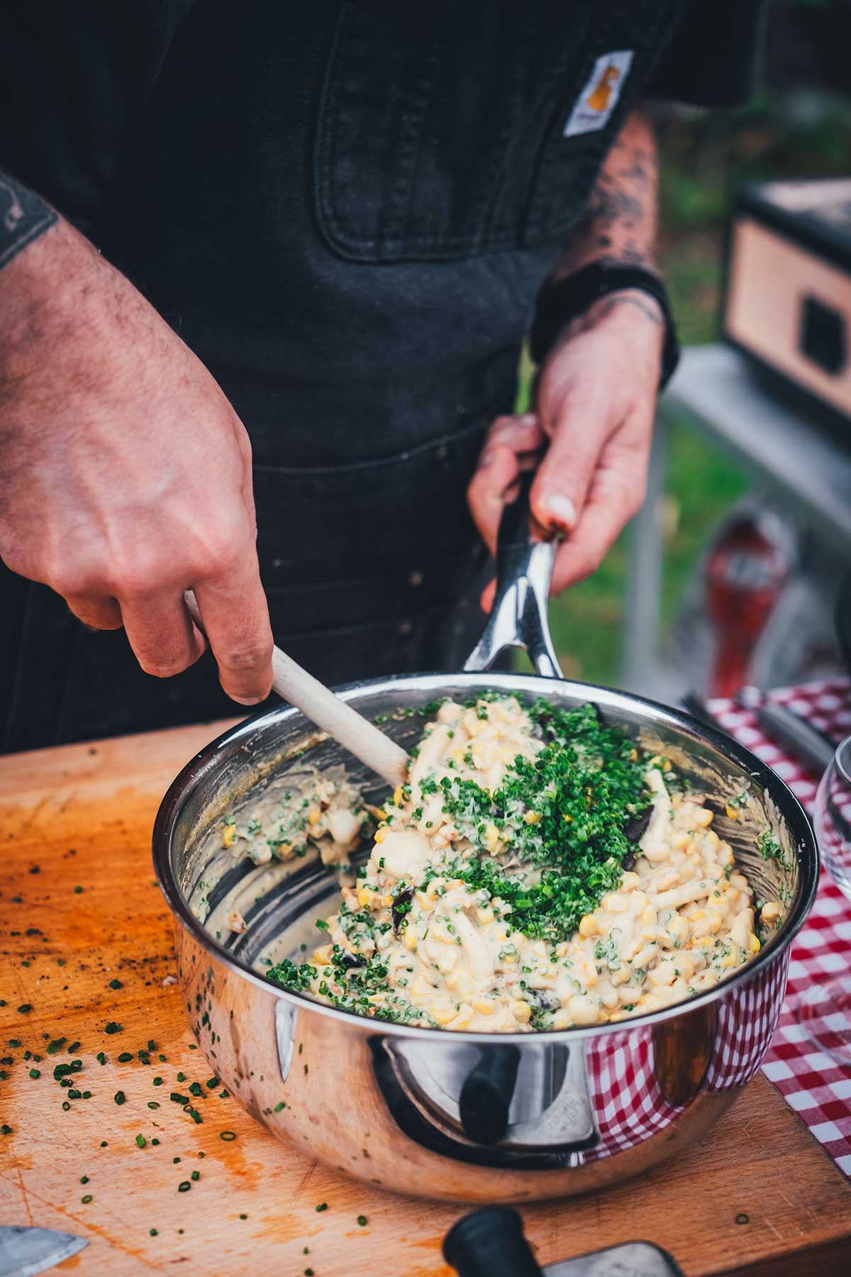 Jesper Krabbe rührt Creamed Corn an | moeyskitchen.com