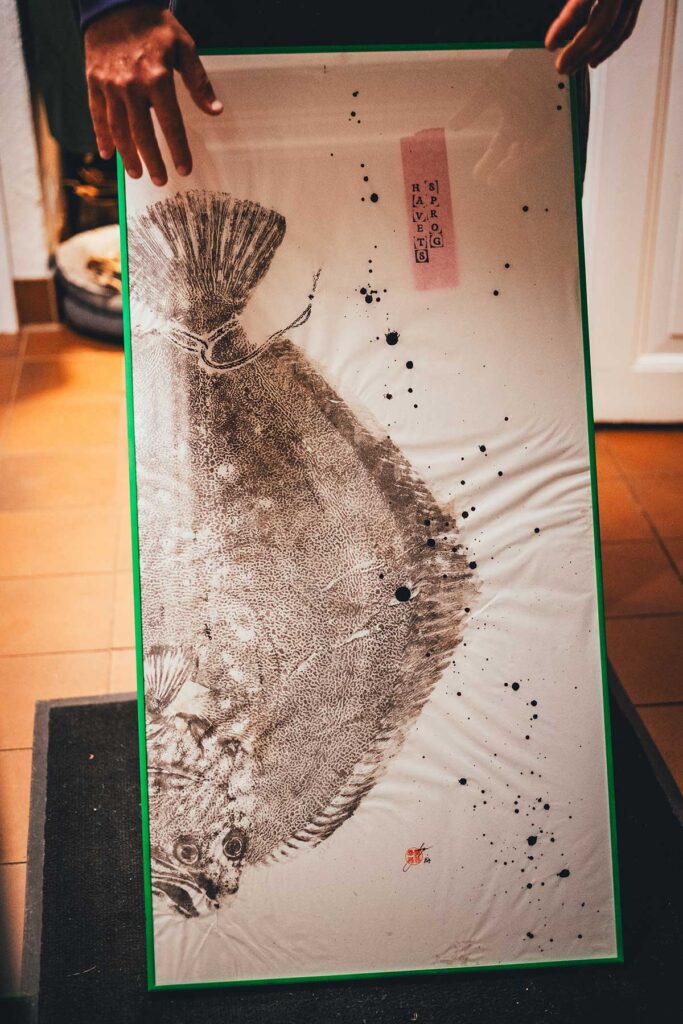 Gyotaku-Kunst von Jesper Krabbe | moeyskitchen.com