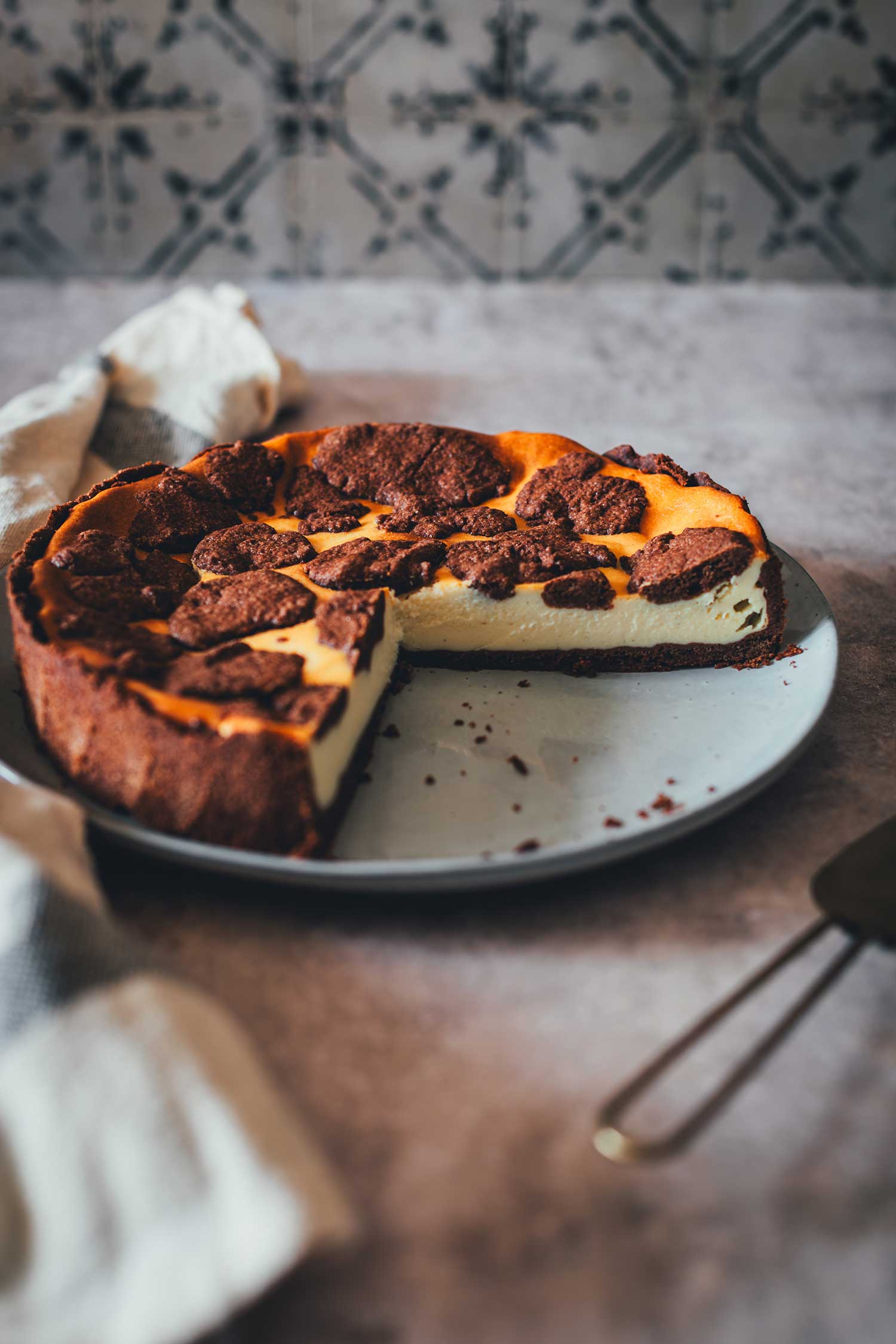 Saftiger russischer Zupfkuchen mit cremiger Quarkfüllung